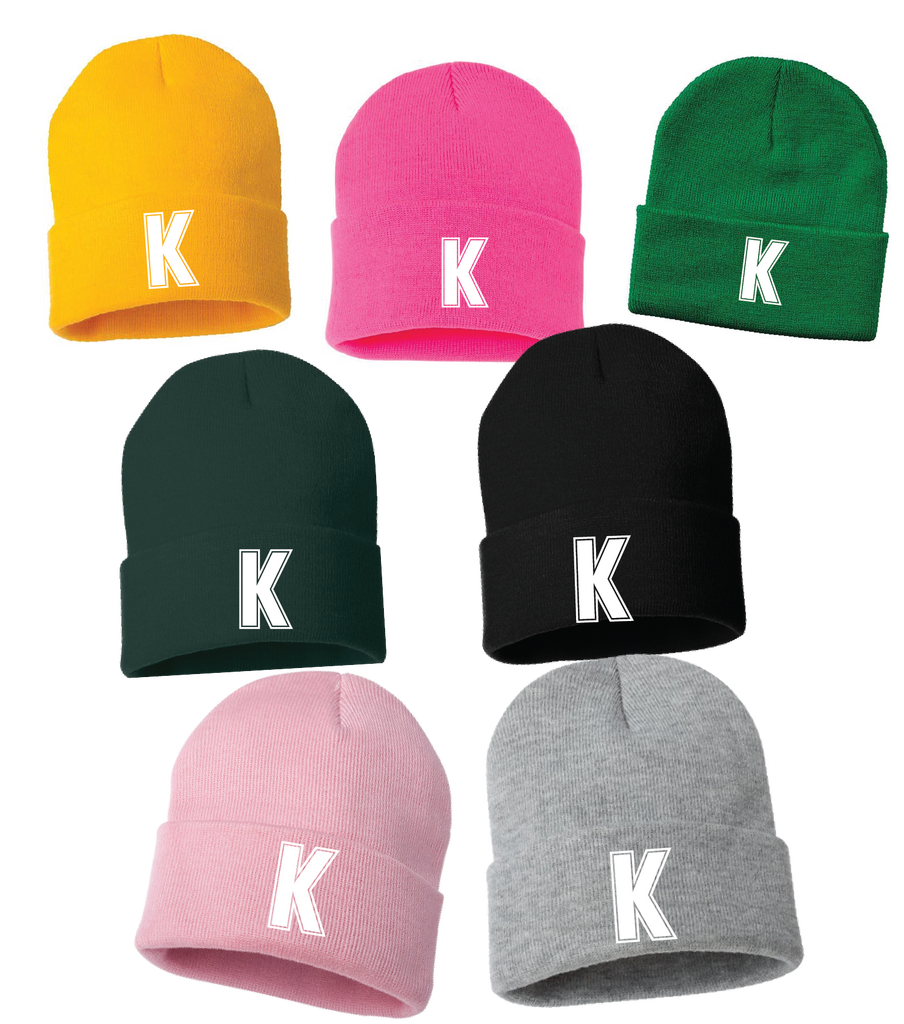 Kerrisdale 'K' Beanie - YOUTH & ADULT ONE SIZE