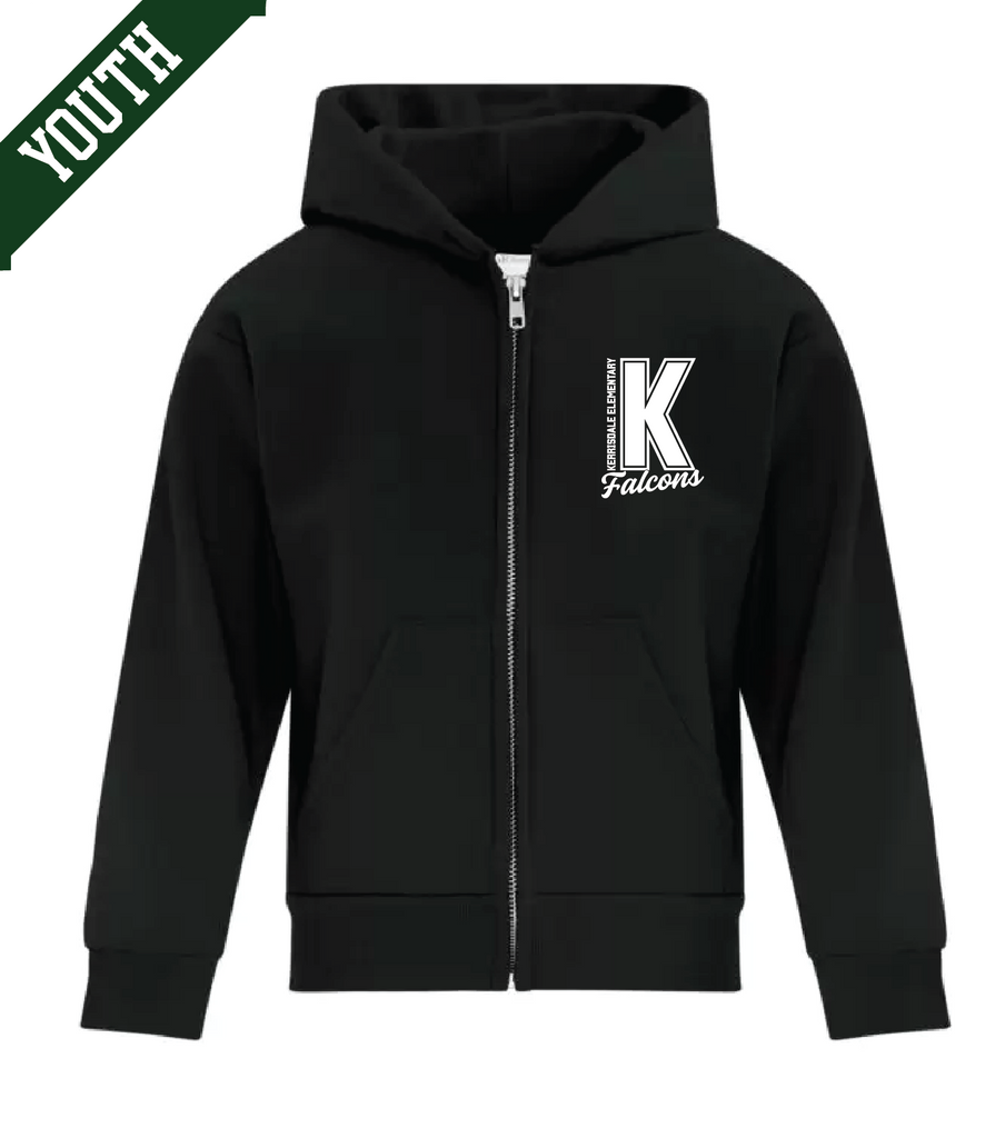 Kerrisdale 'K' Zip Hoody - YOUTH