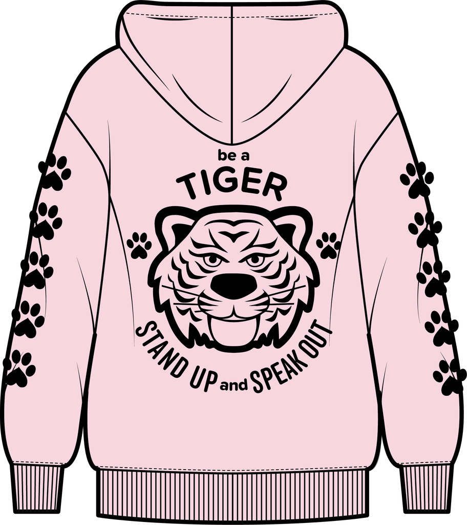 YOUTH Tennyson Tiger - Pink Hoody